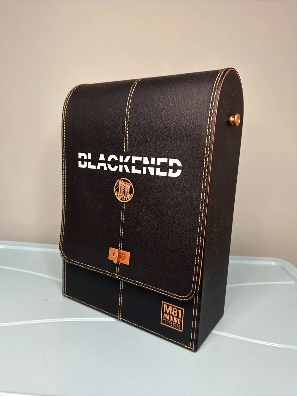 Blackened M81 Maduro Black Leather Men’s Carrying Case